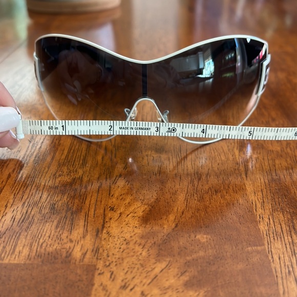 Y2K Rare Chanel Shield Sunglasses - Picture 8 of 10